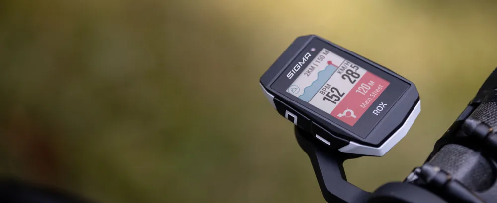 Sigma Sport Rox 11.1 Evo Black |Bicycle computer wirelessly GPS & navigation including GPS bracket |Outdoor GPS navigation with smart variety of functions - ROX-11-Premium-slider-Re-Routing_1464x600_EN