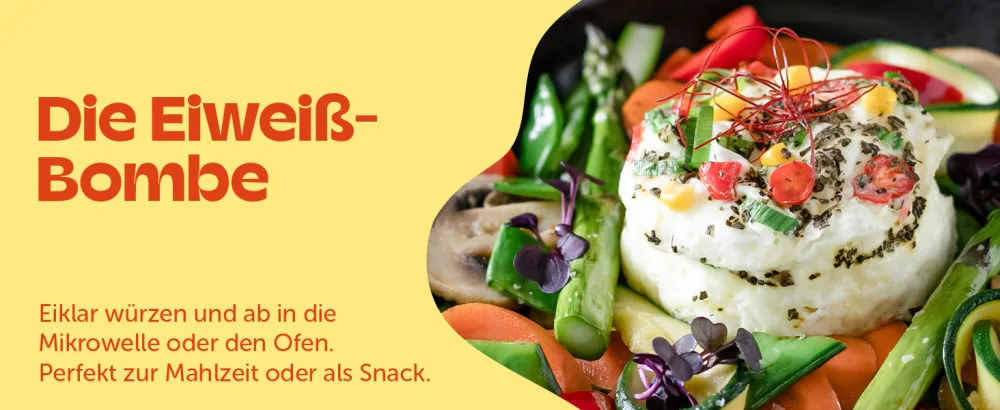 Pumperlgsund egg white liquid - Liquid egg white in organic quality - High-quality chicken egg white (organic 6 x 220 ml) Single - Eiweiß-Bombe