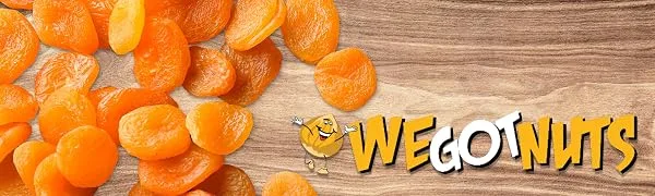 We Got Nuts Dried Turkish Apricots in Resalable Bag 2 Lbs (2lb) - product information 1