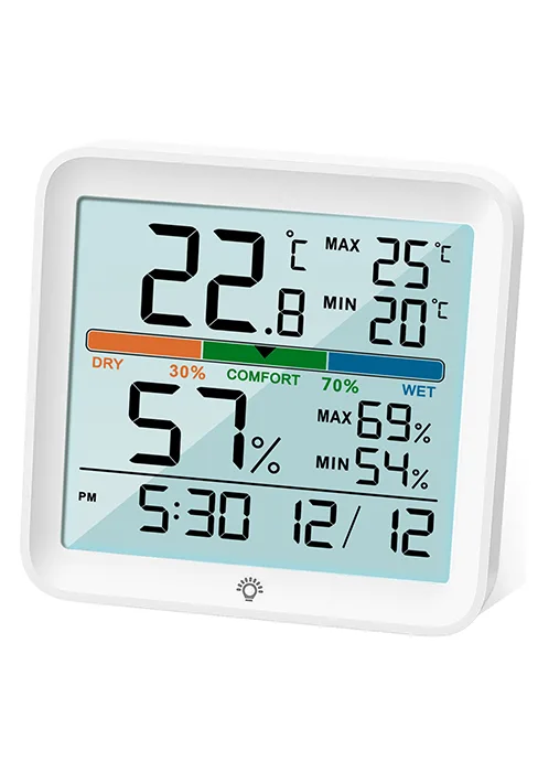 NOKLEAD Digital Thermo-Hygrometer portable thermometer hygrometer inside with high accuracy temperature and air moisturizer for indoor climate control. - hygrometer innen