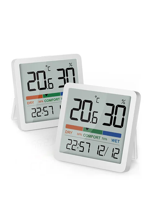 NOKLEAD Digital Thermo-Hygrometer portable thermometer hygrometer inside with high accuracy temperature and air moisturizer for indoor climate control. - termometer