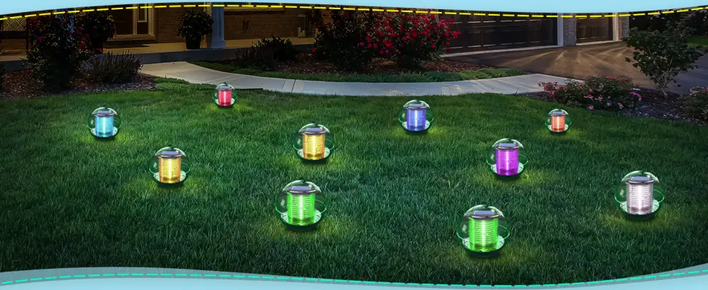 Linkax solar pool lighting floating lamps pond lighting pool accessories pool light water light solar lamp decoration for pool pond garden tree flowers (4 pieces) - Teichbeleuchtung