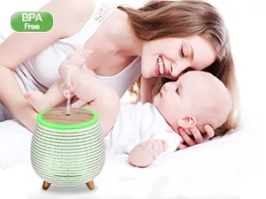 CCKeyin aroma diffuser 90ml mini essential oil atomizer humidifier with adjustable fog mode waterless automatic switch -off diffuser with 7 color change LED white - Aroma Diffusor
