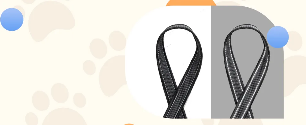 Toozey drag line for dogs 5m rubberized dog leash for small to large dogs with hand loop and storage bag - black (width 2.5cm) - product information 7
