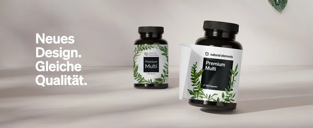 Premium multivitamin-180 high-dose complex capsules-valuable vitamins A-Z-premium raw materials-with bioactive forms-without unnecessary additions-produced in Germany - Premium Multi