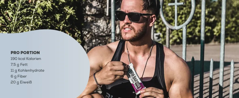 Biotechusa zero bar protein snack - sugar arm & lactose -free |Crispy texture |Delicious flavors |Ideal for diets & workouts 20 * 50 g double chocolate - Zero Bar