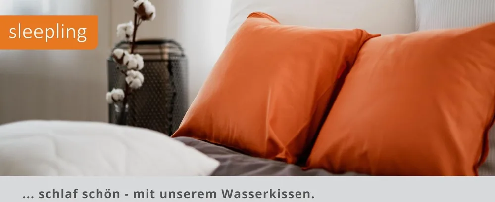 Sleepling 194094 2 Set water pillow |Orthopedic pillow |Reference from 100% cotton |Made in EU |Washable up to 40 degrees |50 x 70 cm white 50 x 70 cm 2 Set 2 - Header Wasserkissen