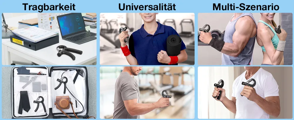 Apogo hand trainer 2 -Set Hand Training device Fingers trainer fingertips Handle -tinge coach Hand muscle trainer Adjustable resistance area forearm strength training - reduces joint pain - handtrainer