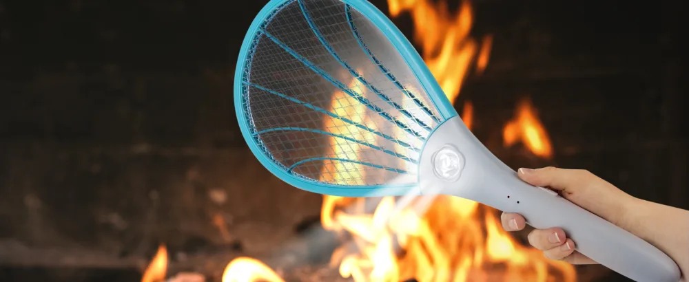 Electrical flying gossip Electric Flyer Insect Drivor Mosquito Clap - test winner Customer satisfaction (individually: 1 piece) - fliegenklatsche