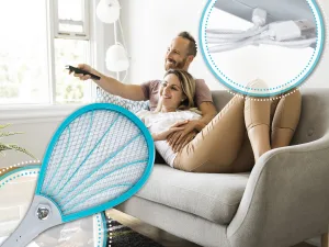 Electrical flying gossip Electric Flyer Insect Drivor Mosquito Clap - test winner Customer satisfaction (individually: 1 piece) - fliegenklatsche