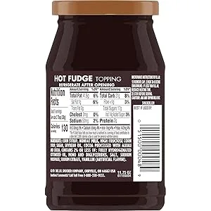 Smucker's Hot Fudge Topping 11.75 Ounces - product information 2