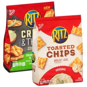 Ritz Original Party Size Crackers 1 package (11.4oz) - Ritz, Crisp, Thins, Toasted, Chips, Crackers, Snacks