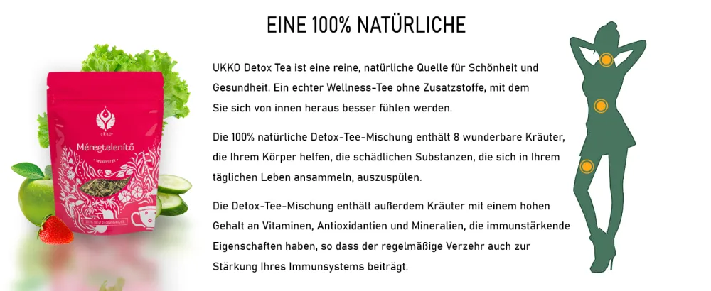 Ukko Detox Tea Program for Deep Body Cleaning Detox Tea Blend with the detoxification also contains vitamins 140 g made in EU detox tea - UKKO Detox Tea