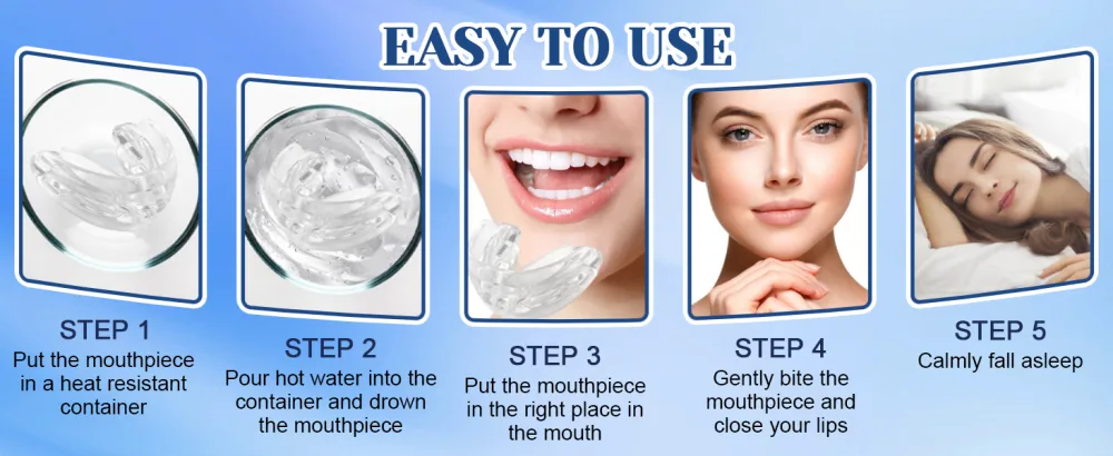 Anti-snoring rail tooth rail crunch effectively bite track against teeth grinding bite track for Mouth Guard snoring stopper for night improvements sleep quality - product information 10