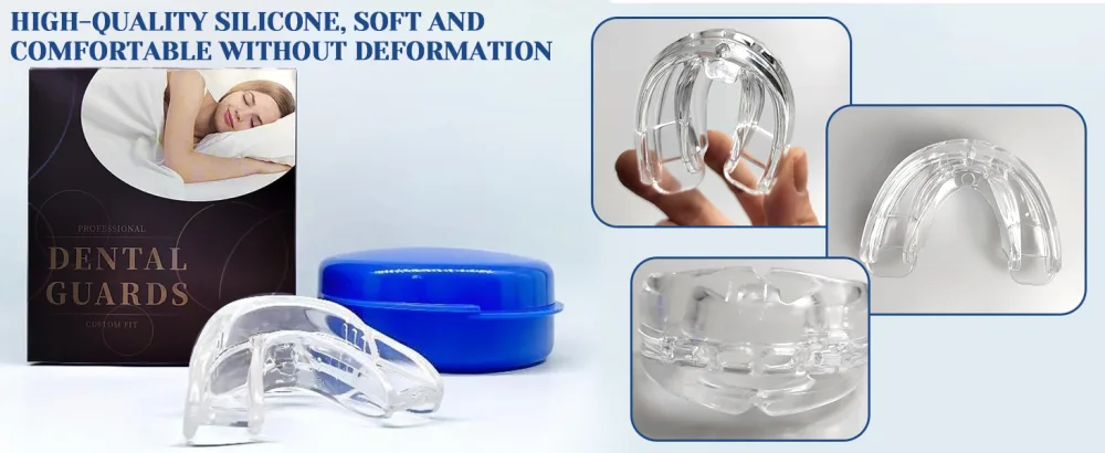 Anti-snoring rail tooth rail crunch effectively bite track against teeth grinding bite track for Mouth Guard snoring stopper for night improvements sleep quality - product information 12