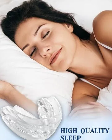 Anti-snoring rail tooth rail crunch effectively bite track against teeth grinding bite track for Mouth Guard snoring stopper for night improvements sleep quality - product information 3