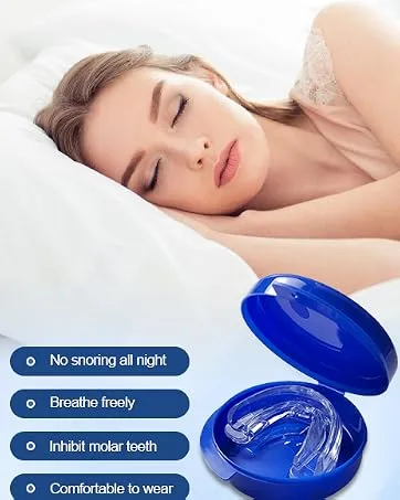 Anti-snoring rail tooth rail crunch effectively bite track against teeth grinding bite track for Mouth Guard snoring stopper for night improvements sleep quality - product information 5