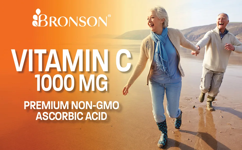 Vitamin C 1000 mg Premium Non-GMO Ascorbic Acid - Maintains Healthy Immune System Supports Antioxidant Protection - 250 Tablets - Vitamin C NON gmo