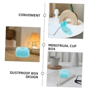 Partykindom 2st storage SBOX for menstruation cups cup holder from the time Storage box for menstrual cups container for menstrual cups Storage organizer care - product information 6