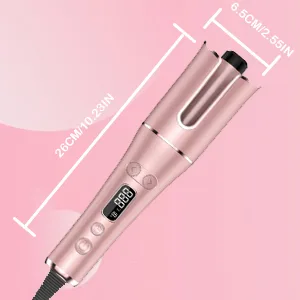 Bizcasa automatic curling bars curly curls automatically rotating curlers automatic curler with 4 adjustable temperature levels fast -heating curly winder - product information 19