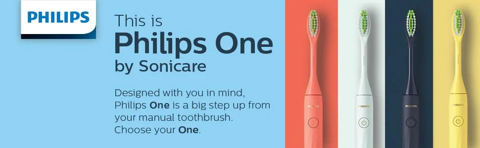 Philips One by Sonicare 2 Brush Heads Mango BH1022/02 - Philips One by Soincare, Mango, Battery Toothbrush, Sonic