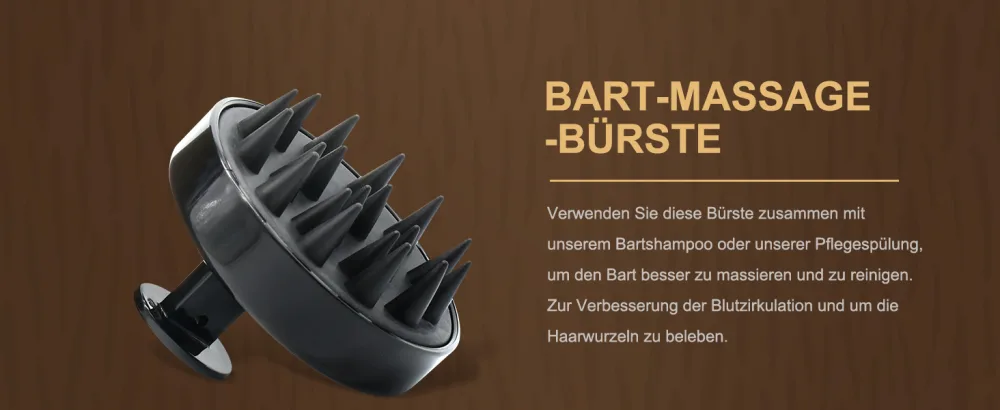 Bartshampoo for men 3 in 1 beard care set JVR Premium Beard Wash Cleaning smoothing & moistening Bart Gift with Bart Shampoo & Conditioner Set 2x200ML Bart Massage Burst (Schwarz1) - product information 14