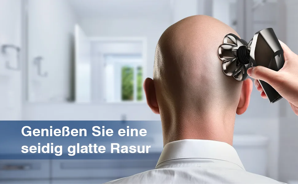 Rossifur 7d electrical shaving head 7 heads replacement rasier head blade for bald shavers men electrical wet and dry cheese heads for head razors - 7D Elektrisch Rasierkopf