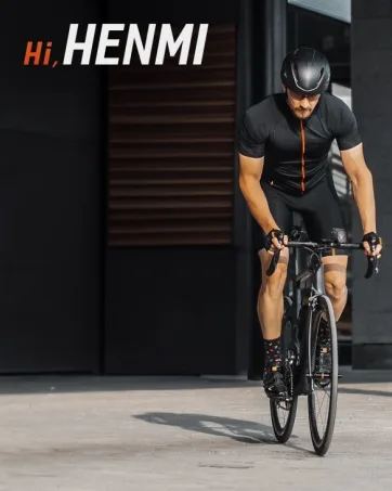 Henmi Led Auto Bicycle Lights at the front usb charging bicycle lighting 100 lux with 4 lighting modes bicycle lights permitted IPX5 waterproof - HENMI