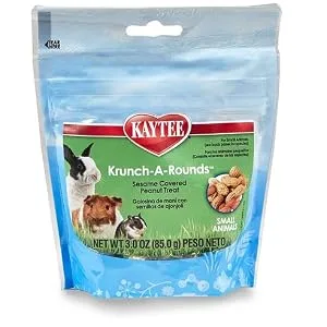 Kaytee Fiesta Krunch-A-Rounds with Peanut Center for All Small Animals - product information 2