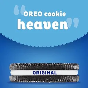 OREO Double Stuf Chocolate Sandwich Cookies Party Size 26.7 oz - Dunkable, snacking, sweet, grab-and-go, indulgence, iconic, Joe-Joes, Joe Joes, kids, lunch, office