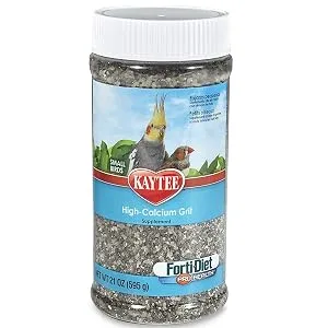 Kaytee Hi-Calcium Grit for Small Birds - Jar 21 oz - product information 1