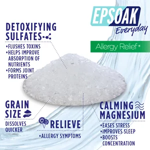 Epsoak Epsom Salt - 2 lbs. Allergy Relief Bath Salts - product information 4