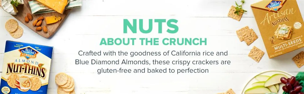 Blue Diamond Pecan Thins Cracker Crisps 4.25 oz - product information 1