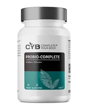 Cyb |Probio -complete cultures complex - 20 billion KBE - lactobacilli & bifidobacteria - inulin - 180 capsules - 3 months - vegan - laboratory test - supplements complete your body vitamins minerals complex vitamine komplex