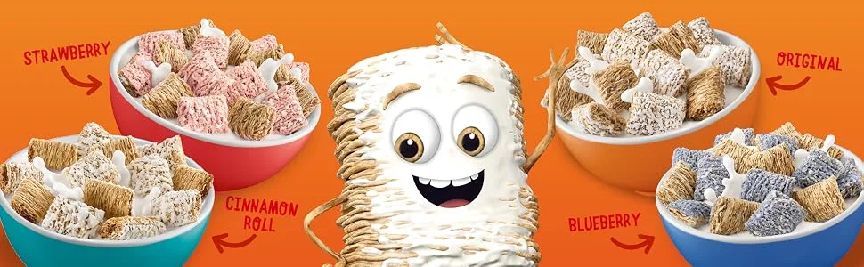 Kellogg's Frosted Mini-Wheats Breakfast Cereal Cups High Fiber Cereal Kids Snacks Original 30oz Case (12 Cups) - Alt text
