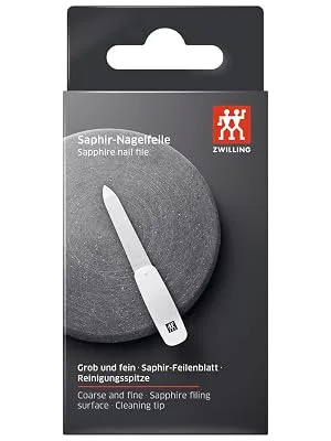 ZWILLING Sapphire nail file professional file blade with high-quality coating polished and double-sided 90mm 90 mm Soft - image
