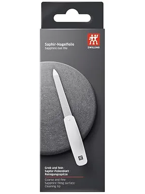 ZWILLING Sapphire nail file professional file blade with high-quality coating polished and double-sided 130mm 130 mm Soft - image