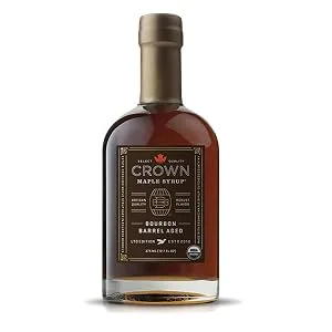 Crown Maple Bourbon Barrel Aged Organic Maple Syrup 12.7 Fl Oz (Pack of 1) - product information 2
