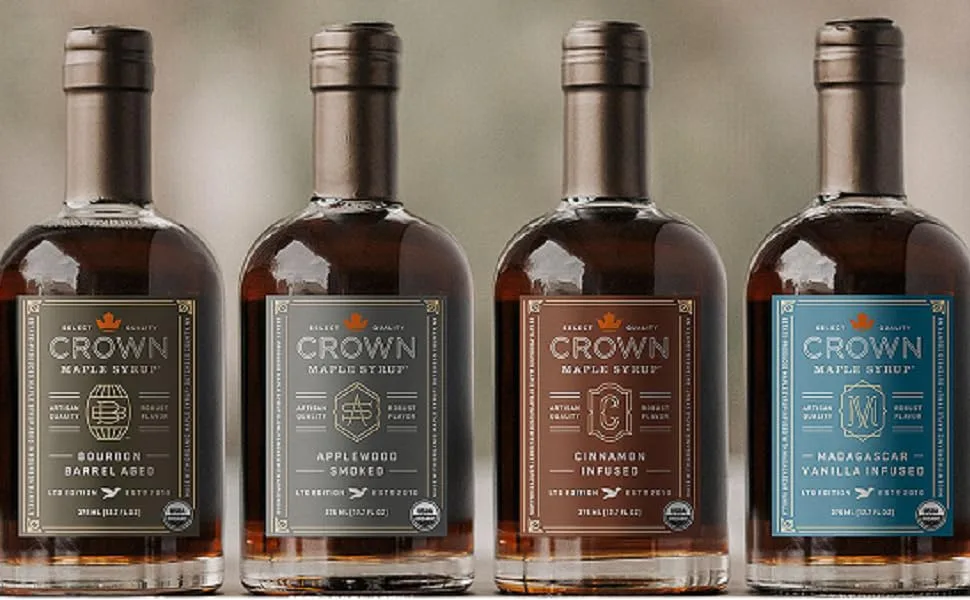 Crown Maple Bourbon Barrel Aged Organic Maple Syrup 12.7 Fl Oz (Pack of 1) - product information 4