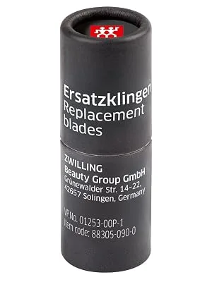 ZWILLING replacement blades for facial hair razors premium stainless steel extra sharp 4 pieces blades (4 pieces) - image