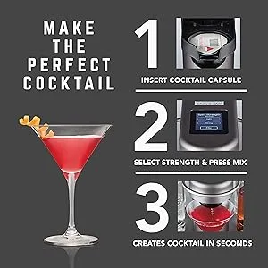Bartesian Margarita Cocktail Mixer Capsules Pack of 18 Cocktail Capsules for Bartesian Premium Cocktail Maker (55402) - product information 4