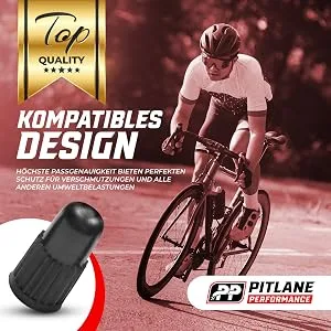 Pitlane Performance valve caps 10 pieces valve cover bicycle tire Dunlop Presta valve cover tire valve caps - Pitlane Performance Ventilkappen Ventilzubehör