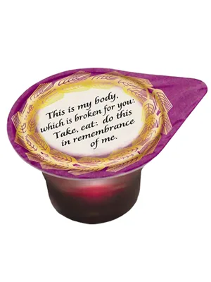 Celebration Cup -Prefilled Communion Cups and Wafer Set (Pack of 250) - Celebration Cup Communion Cup