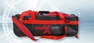 EMAX | Aloha - Grip Bag | Bowling Grip Sack | Microfiber Grip Ball | Rosin Bag absorbs moisture Grip Ball - Black/Cream - EBC - Content - 315x145 - EMAX Triple Tote