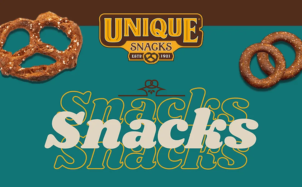 Unique Snacks Extra Salt Splits Pretzels Delicious Homestyle Baked Certified OU Kosher and Non-GMO No Artificial Flavor 11 Oz Bags (Pack of 3) - Unique Snacks description and product images
