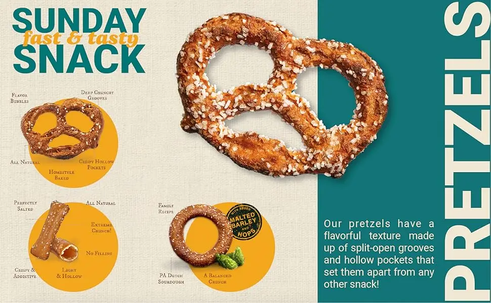 Unique Snacks Extra Salt Splits Pretzels Delicious Homestyle Baked Certified OU Kosher and Non-GMO No Artificial Flavor 11 Oz Bags (Pack of 3) - Unique Snacks Extra Salt Splits Pretzels, Delicious Homestyle Baked, Certified OU Kosher and Non-GMO