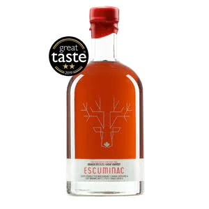 Escuminac Maple Syrup Extra Rare Amber Rich Taste 16.9 fl oz. Canada Grade A. Unblended Single Origin Bottled by the Maker. Organic Gourmet Gift for Any Occasion. From Quebec Canada - escuminac maple syrup