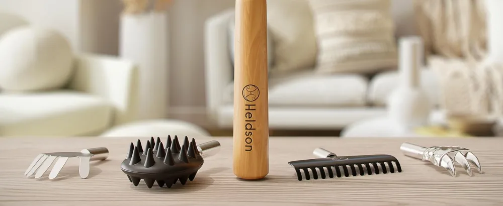 Heldson back scratch wood extra stable 6 scratch variants - scratch -hand back scratch telescopic - back scratcher - back massage scratches - gift for seniors women & men - product information 13