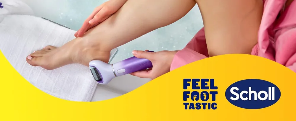 Scholl Expert Care 2-in-1 File & Smooth electric callus remover callus removal for silky soft feet electric purple - product information 16