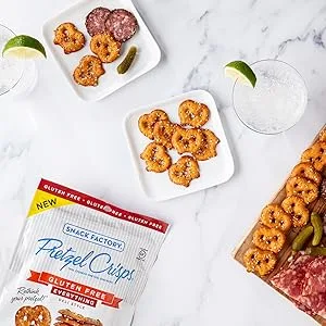 Snack Factory Pretzel Crisps Everything 7.2 Oz Bag - pretzel crisps